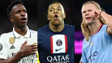 Vinicius Júnior, Mbappé e Haaland