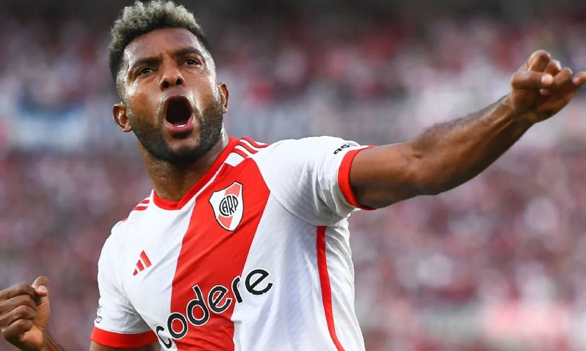 River Plate pede R$44 milhões para vender Borja a gigante brasileiro